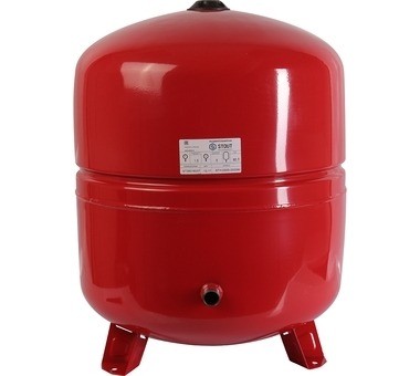 Расширительный бак на отопление STOUT 80 л. (цвет красный) STH-0005-000080 